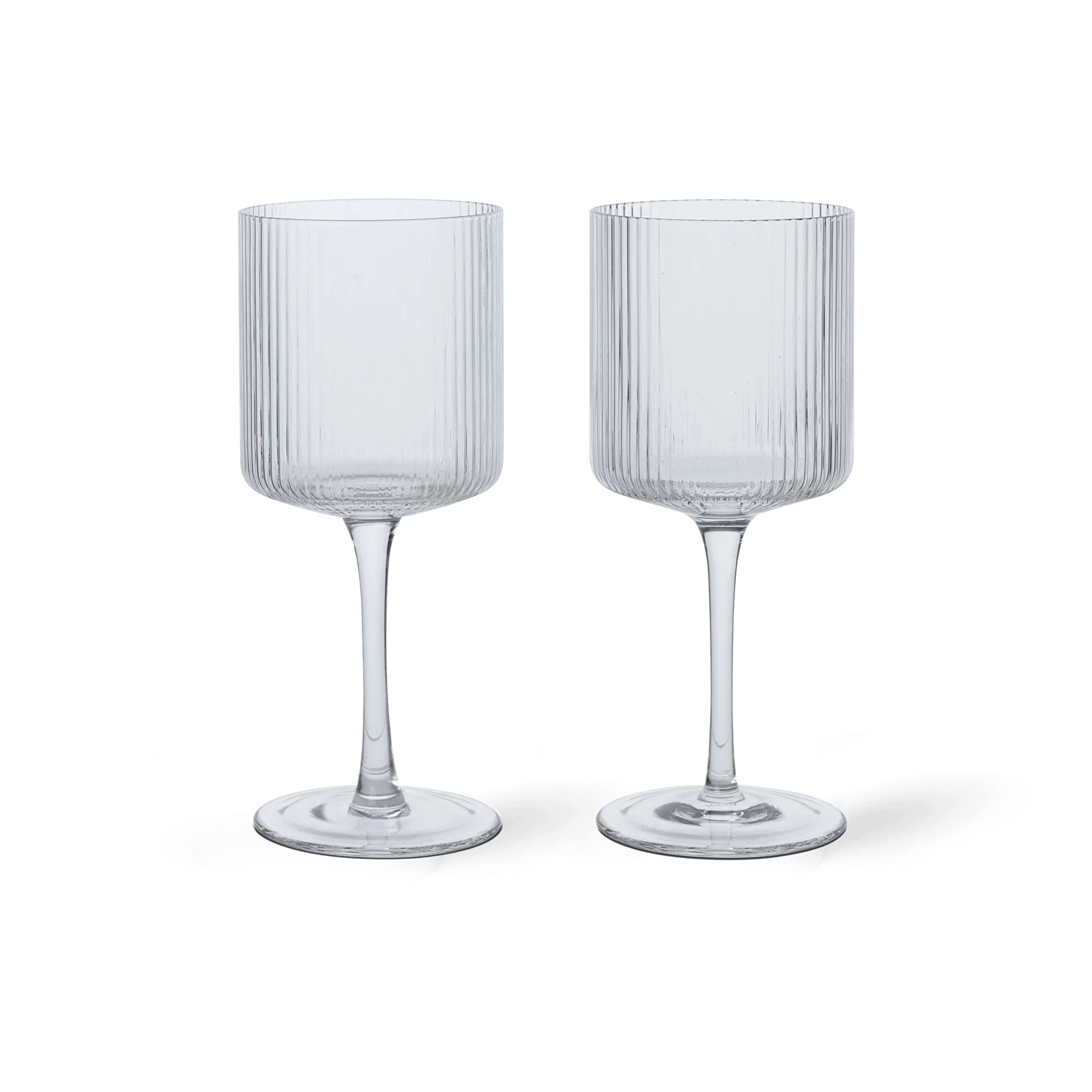 Ripple kieliszki do wina białego 260 ml, 2‑pak, Clear Ferm Living