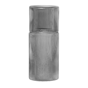 Ripple zestaw z karafką, mały - smoked grey - Ferm Living