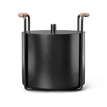 Rozpałka i wiadro na popiół Port - Black - Ferm Living