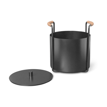 Rozpałka i wiadro na popiół Port - Black - Ferm Living