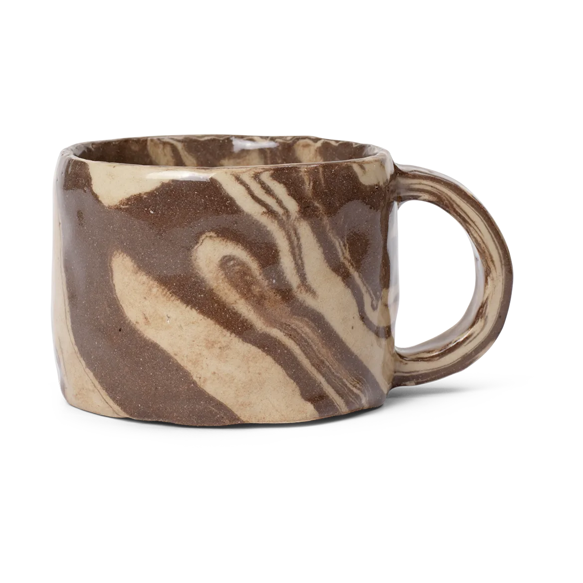 Ryu niska filiżanka 200 ml, Sand-brown Ferm Living