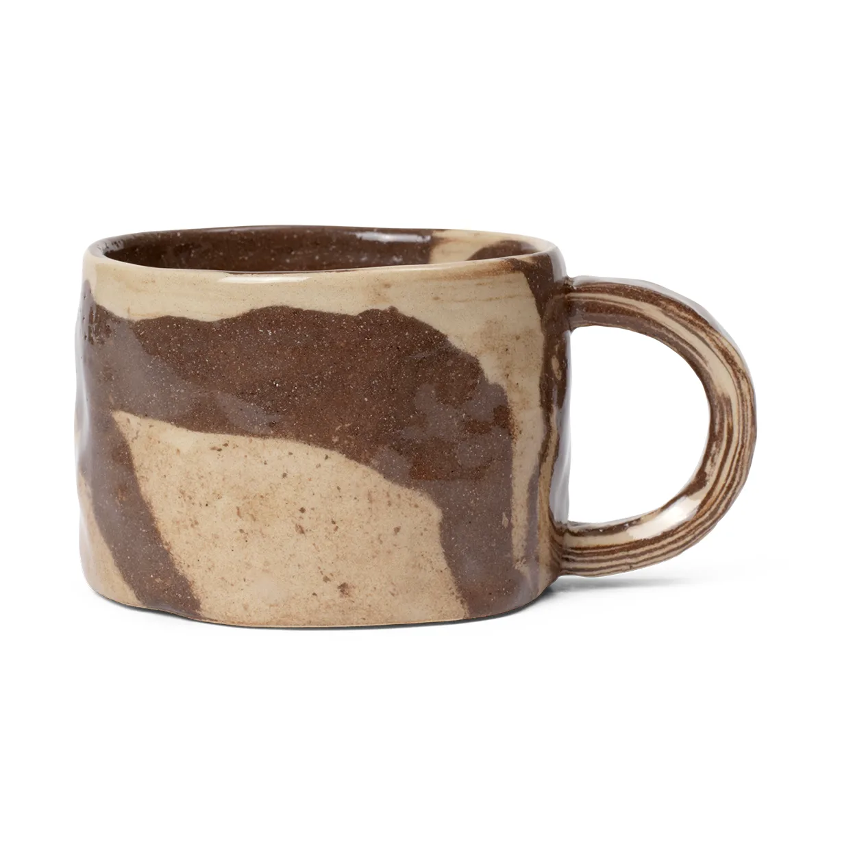 Ryu niska filiżanka 200 ml, Sand-brown Ferm Living