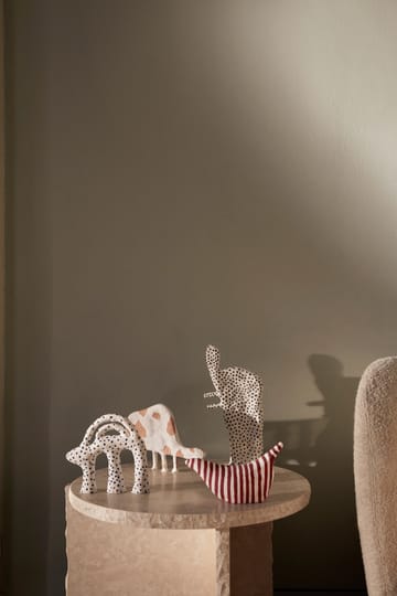 Rzeźba Benzon - Biały-brązowy - Ferm Living