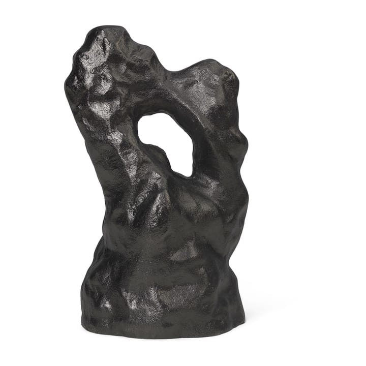 Rzeźba Grotto - Aluminium barwione na czarno - Ferm LIVING