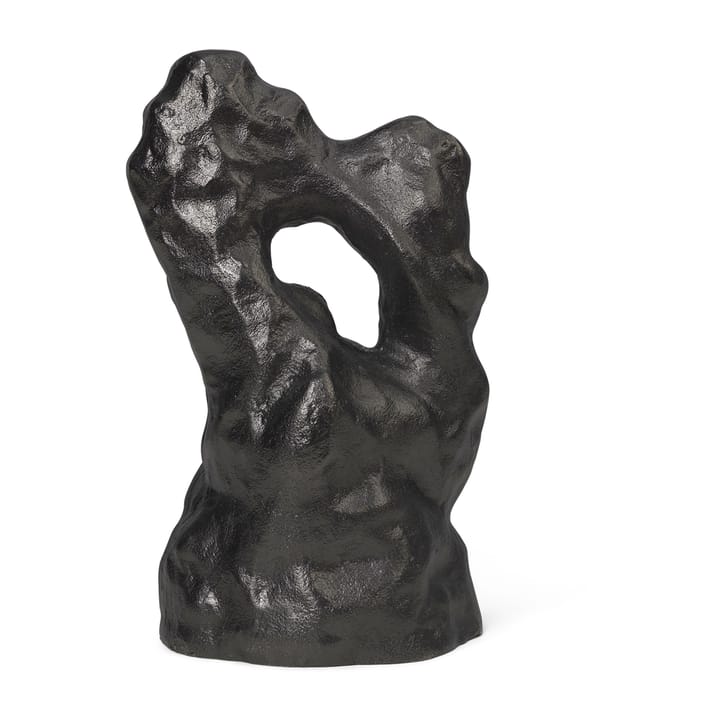 Rzeźba Grotto - Aluminium barwione na czarno - Ferm Living
