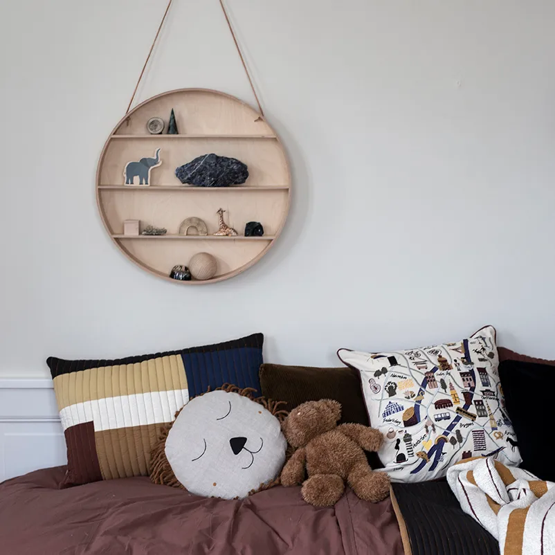 Safari poduszka, lew, natural Ferm Living