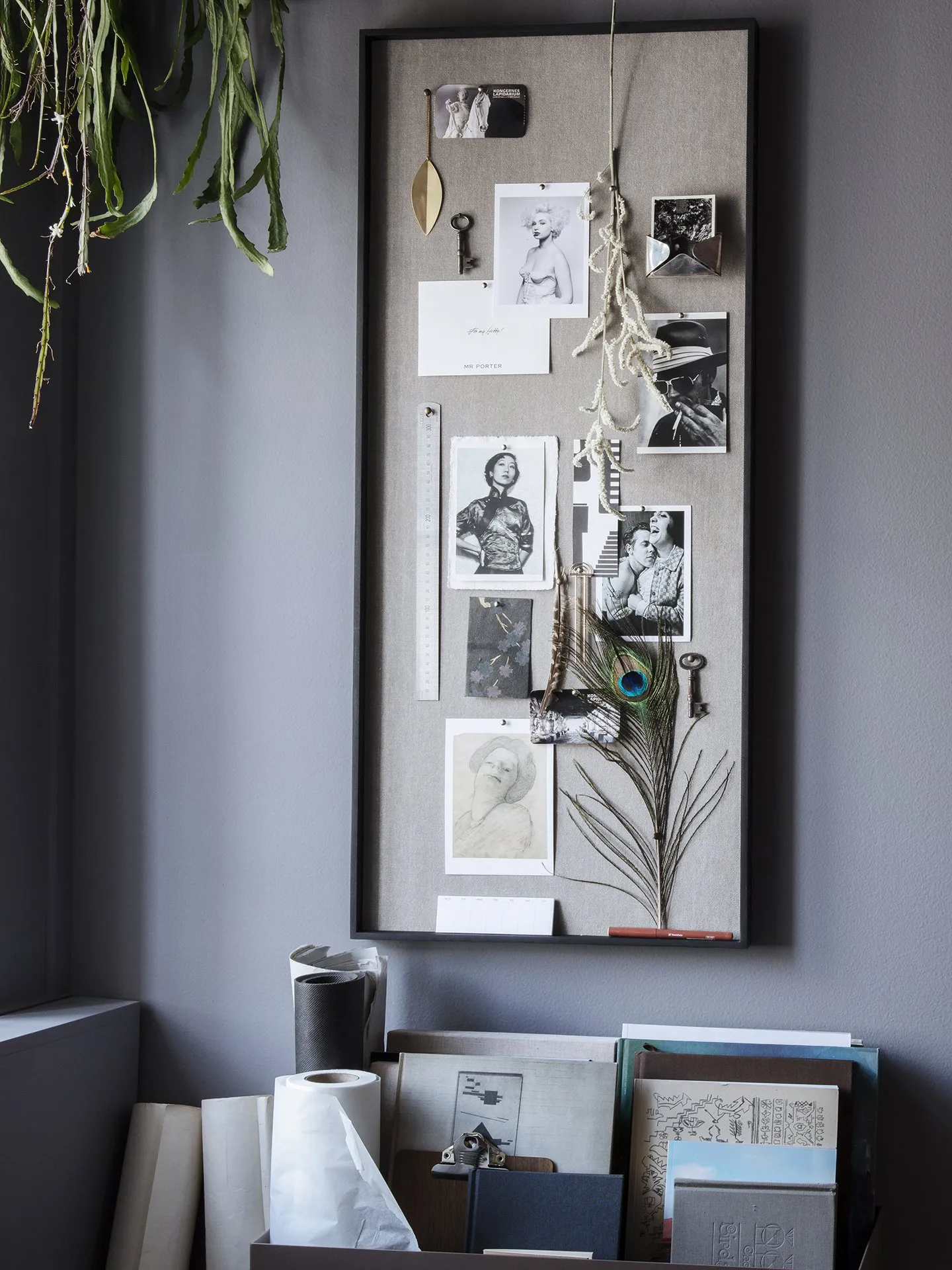 Scenery tablica korkowa 45x100 cm, Beige Ferm Living