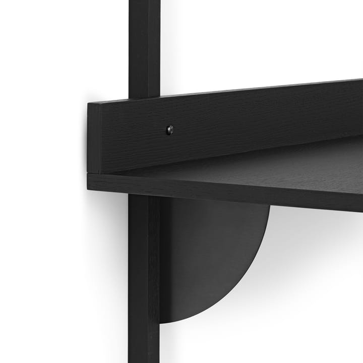 Sector biurko , black ash-black brass Ferm Living