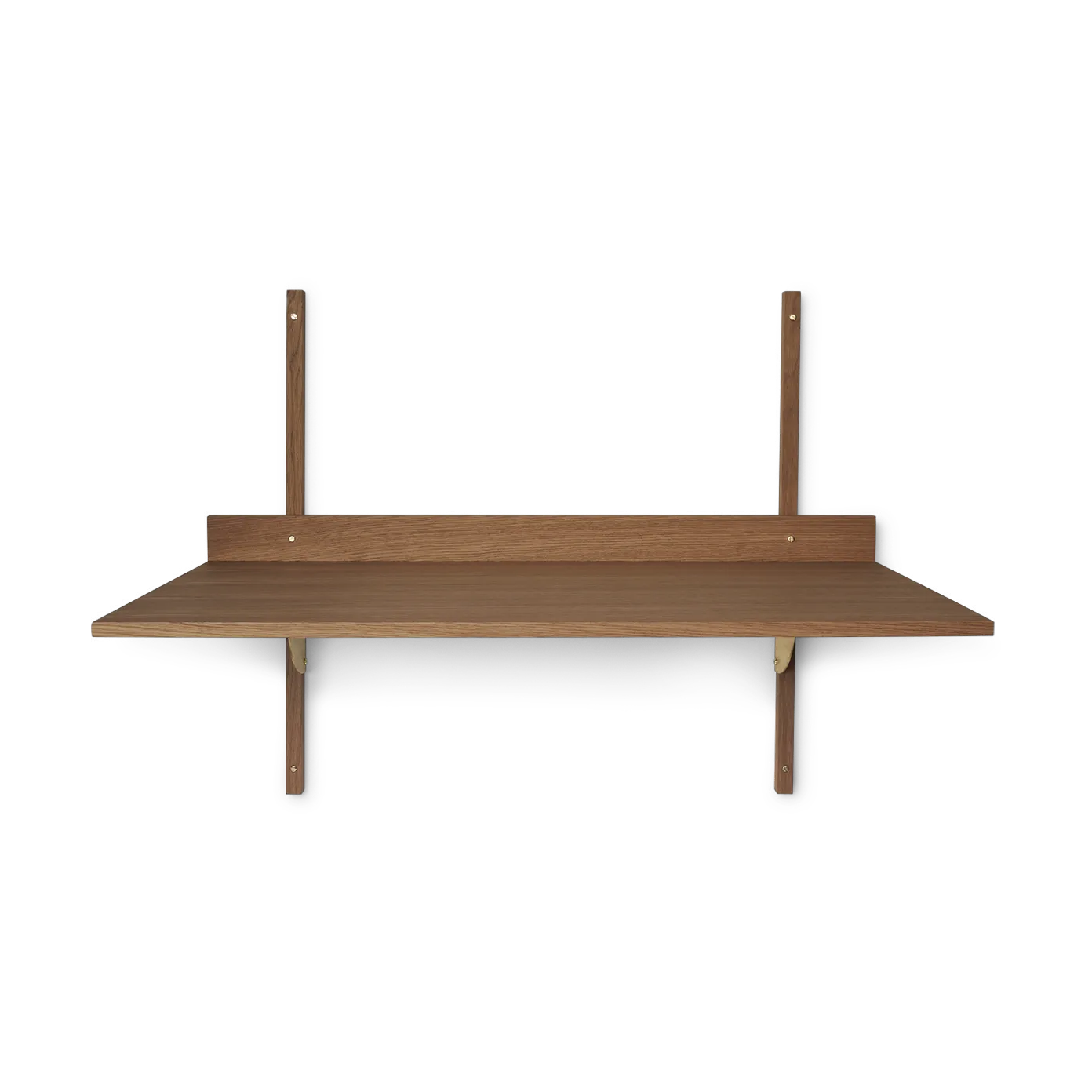 Sector biurko , Smoked Oak, brass Ferm Living