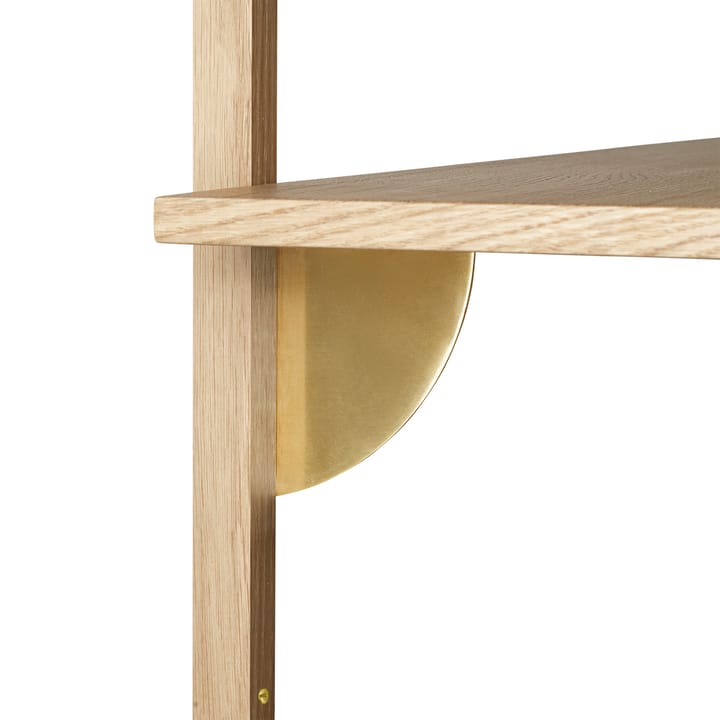Sector półka S/L, Dąb-mosiądz Ferm Living