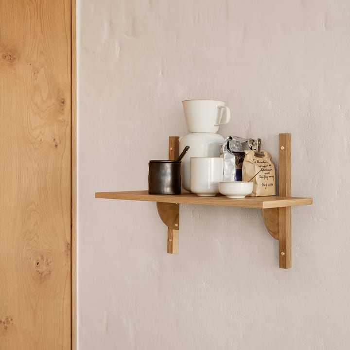 Sector półka S/S, Dąb-mosiądz Ferm Living
