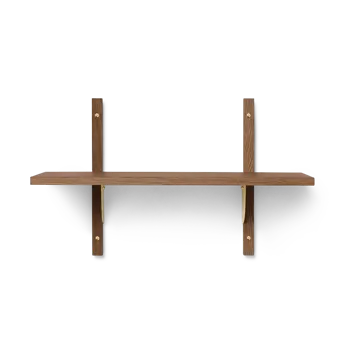 Sector półka S/S - Smoked Oak, brass - Ferm Living