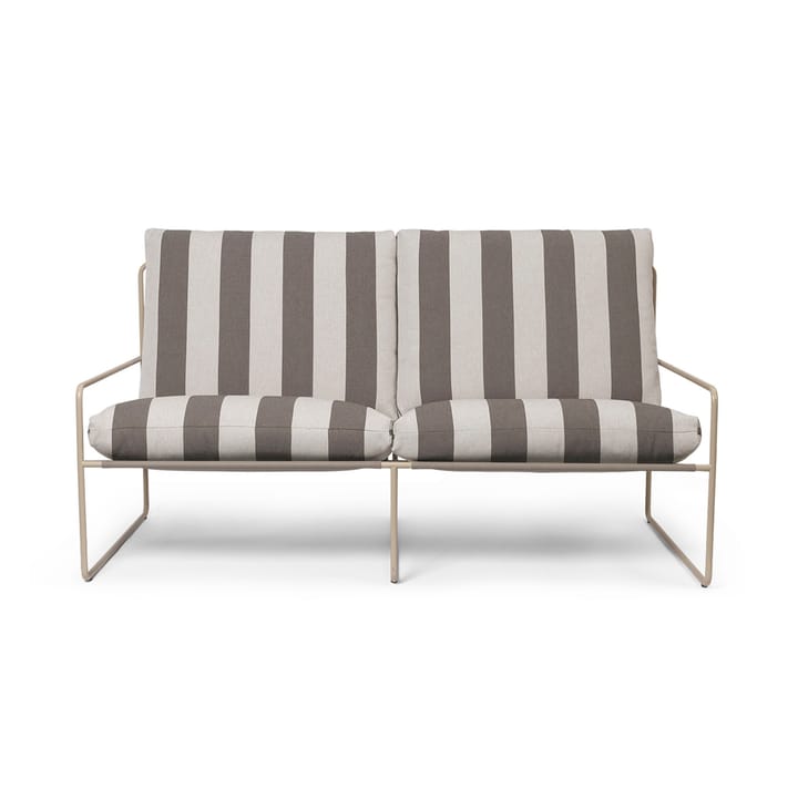 Sofa 2-osobowa Desert, Cash stripe-chocolate Ferm Living
