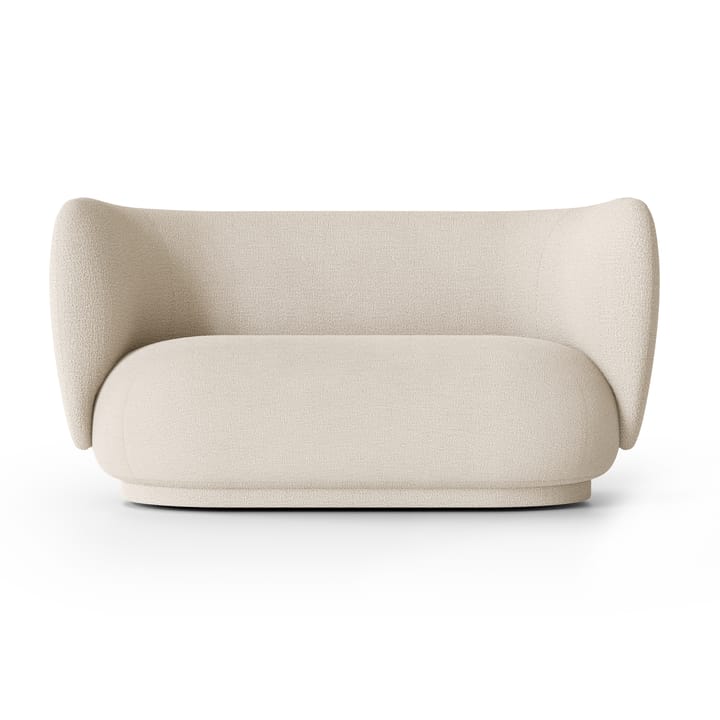 Sofa 2-osobowa Rico bouclé - Wool bouclé offwhite - ferm LIVING