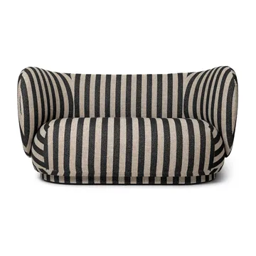 Sofa 2-osobowa Rico - Louisiana sand black - Ferm Living