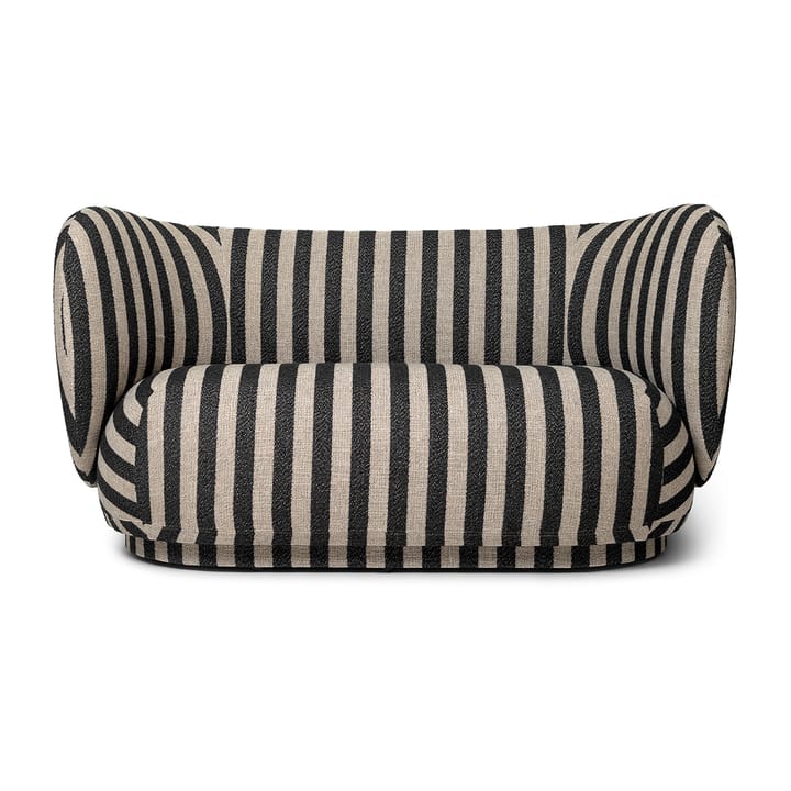 Sofa 2-osobowa Rico - Louisiana sand black - Ferm LIVING