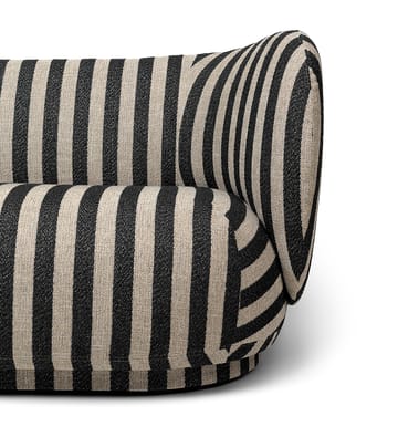 Sofa 2-osobowa Rico - Louisiana sand black - Ferm Living