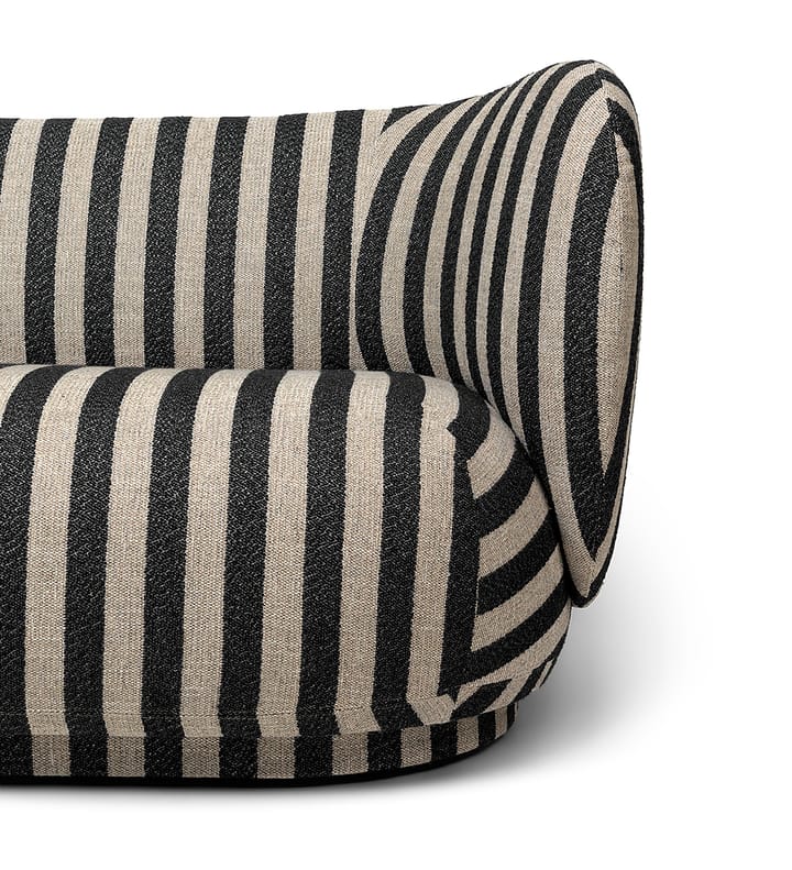 Sofa 2-osobowa Rico - Louisiana sand black - ferm LIVING