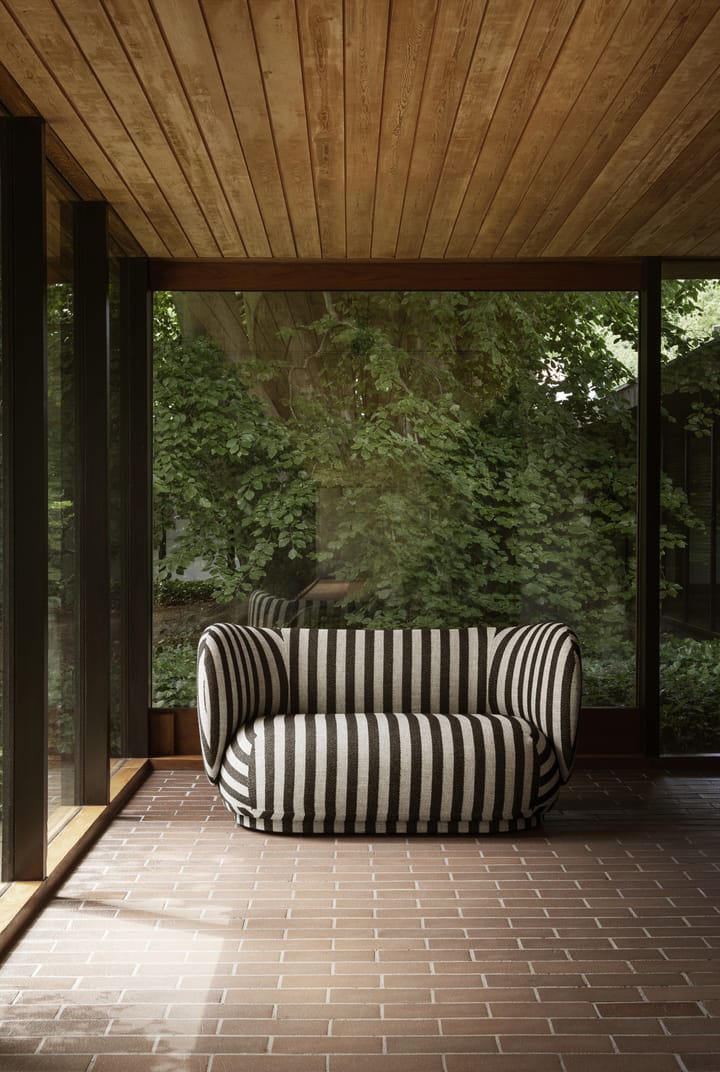 Sofa 2-osobowa Rico, Louisiana sand black Ferm Living