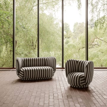 Sofa 2-osobowa Rico - Louisiana sand black - Ferm Living