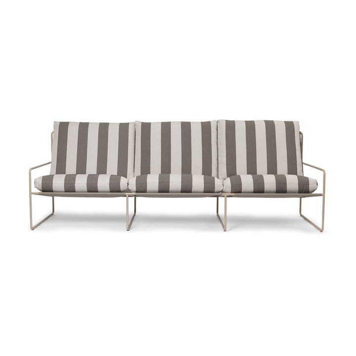 Sofa 3-osobowa Desert, Cash stripe-chocolate Ferm Living