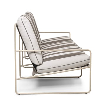 Sofa 3-osobowa Desert - Cash stripe-chocolate - Ferm Living