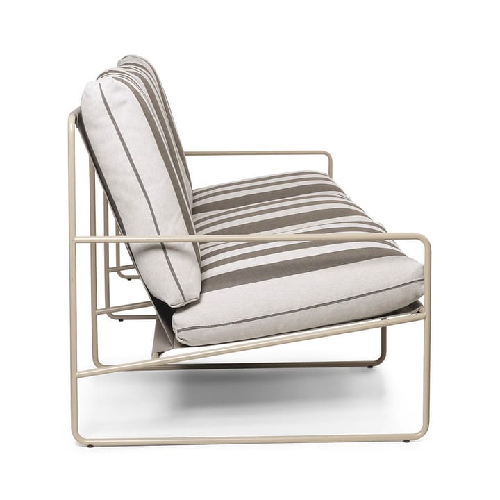 Sofa 3-osobowa Desert, Cash stripe-chocolate Ferm Living