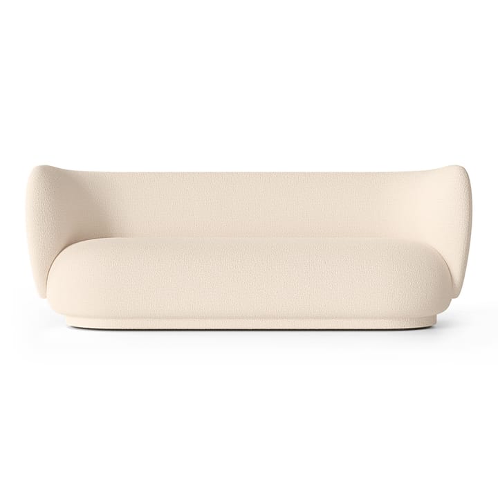 Sofa 3-osobowa Rico bouclé - Wool bouclé offwhite - Ferm Living