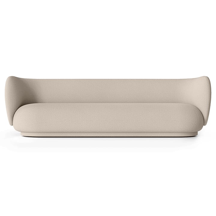 Sofa 4-osobowa Rico bouclé - Wool bouclé natural - Ferm Living