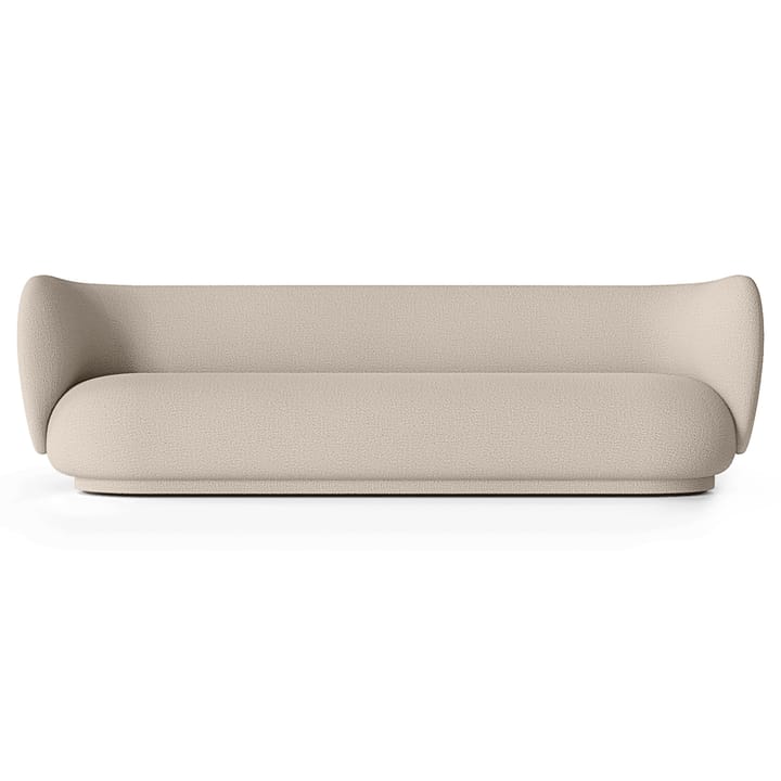 Sofa 4-osobowa Rico bouclé - Wool bouclé natural - Ferm LIVING