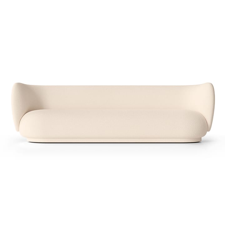 Sofa 4-osobowa Rico bouclé - Wool bouclé offwhite - ferm LIVING