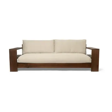 Sofa Edre classic linen - Dark Stained-Natural - Ferm Living