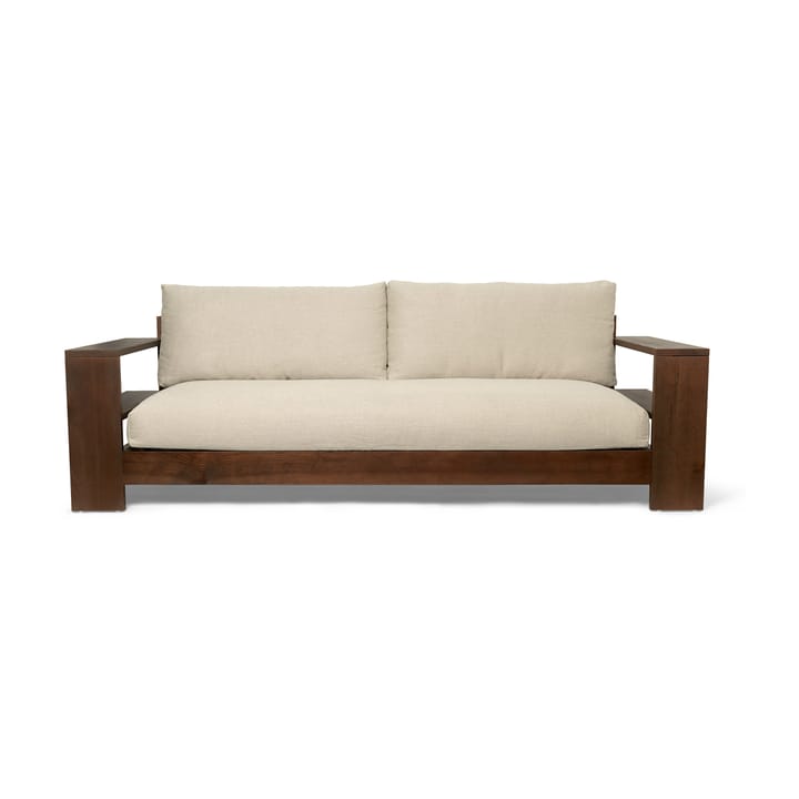Sofa Edre classic linen - Dark Stained-Natural - Ferm LIVING