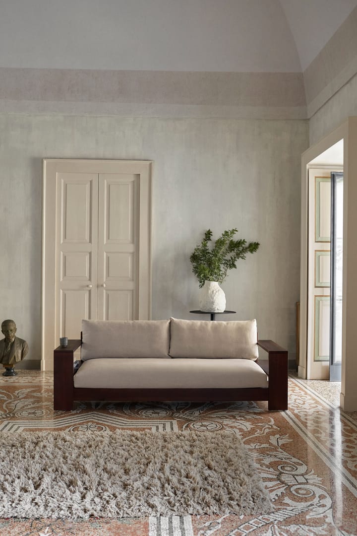 Sofa Edre classic linen - Dark Stained-Natural - ferm LIVING