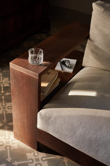 Sofa Edre classic linen - Dark Stained-Natural - Ferm Living