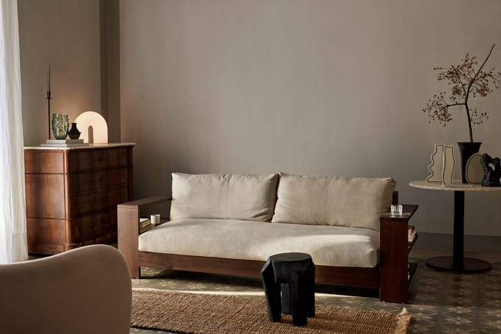 Sofa Edre classic linen, Dark Stained-Natural Ferm Living