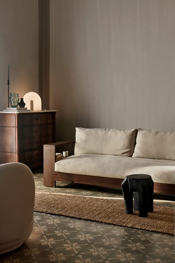 Sofa Edre classic linen - Dark Stained-Natural - ferm LIVING