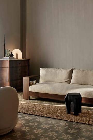 Sofa Edre classic linen - Dark Stained-Natural - Ferm Living