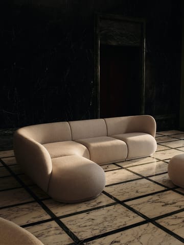 Sofa modułowa Rico open L (lewy) - Soft bouclé-natural - Ferm Living