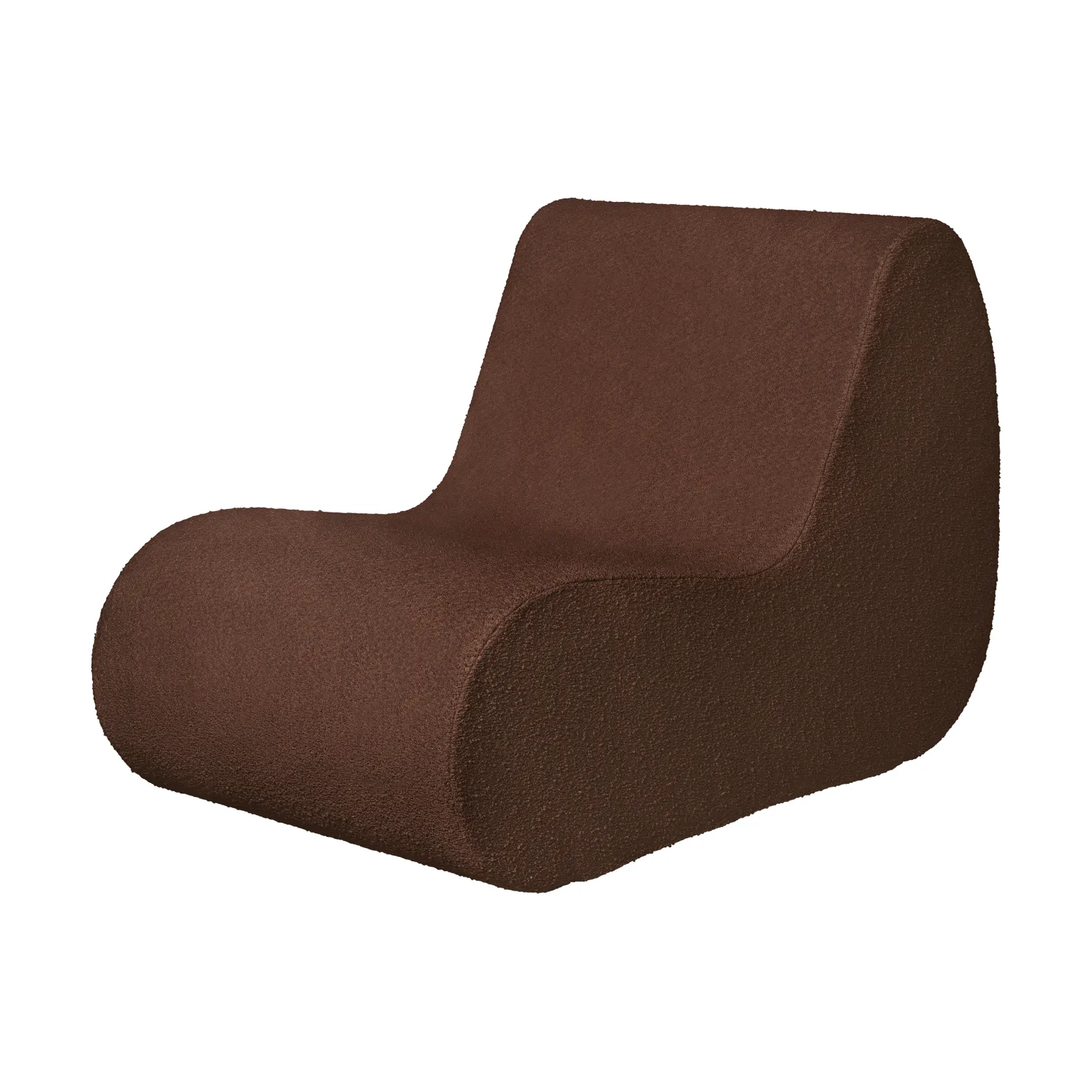 Sofa modułowa Rouli center module pure bouclé, Chestnut brown Ferm Living