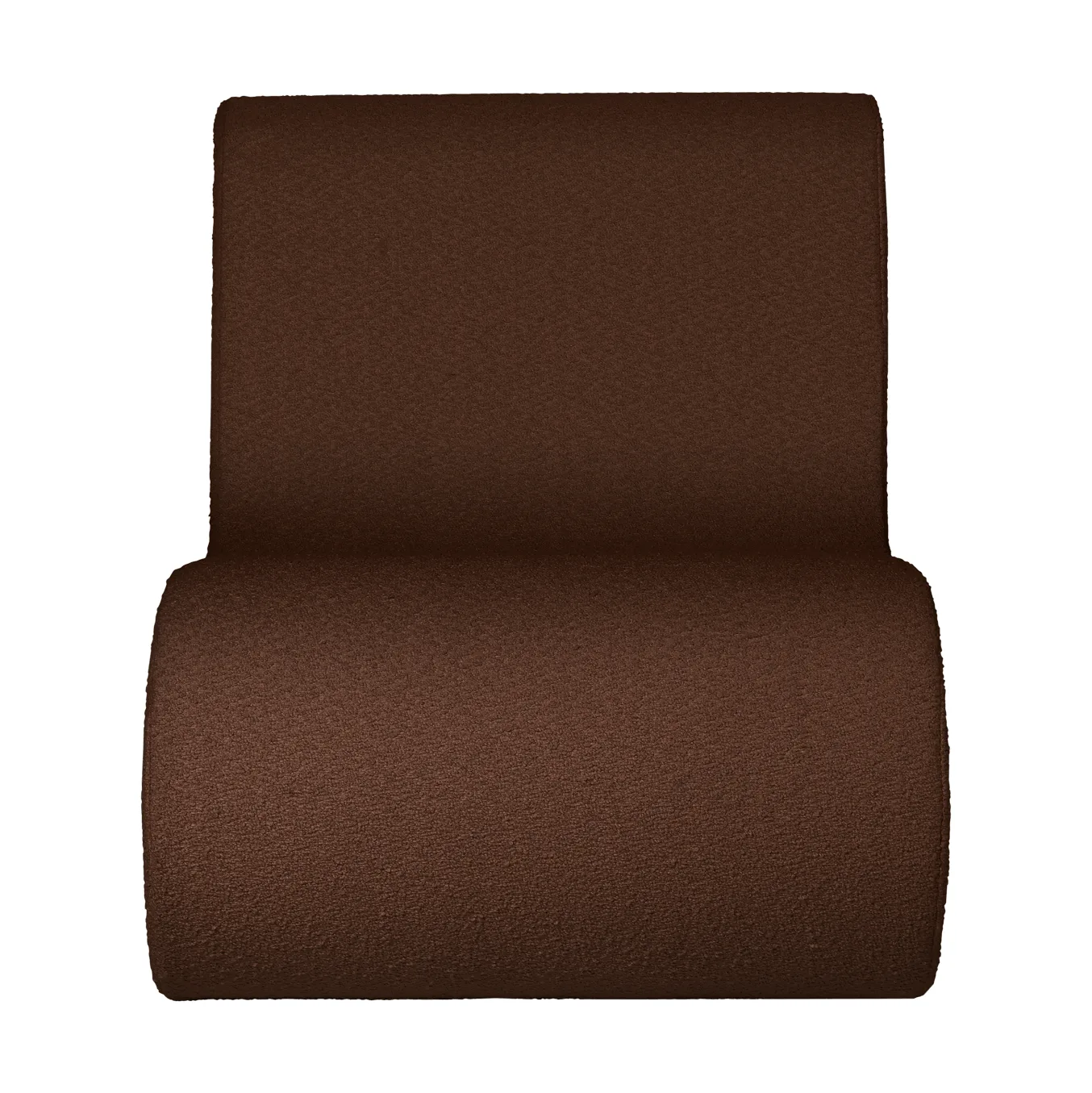 Sofa modułowa Rouli center module pure bouclé, Chestnut brown Ferm Living