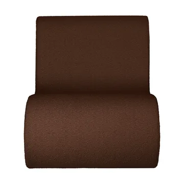 Sofa modułowa Rouli center module pure bouclé - Chestnut brown - Ferm Living