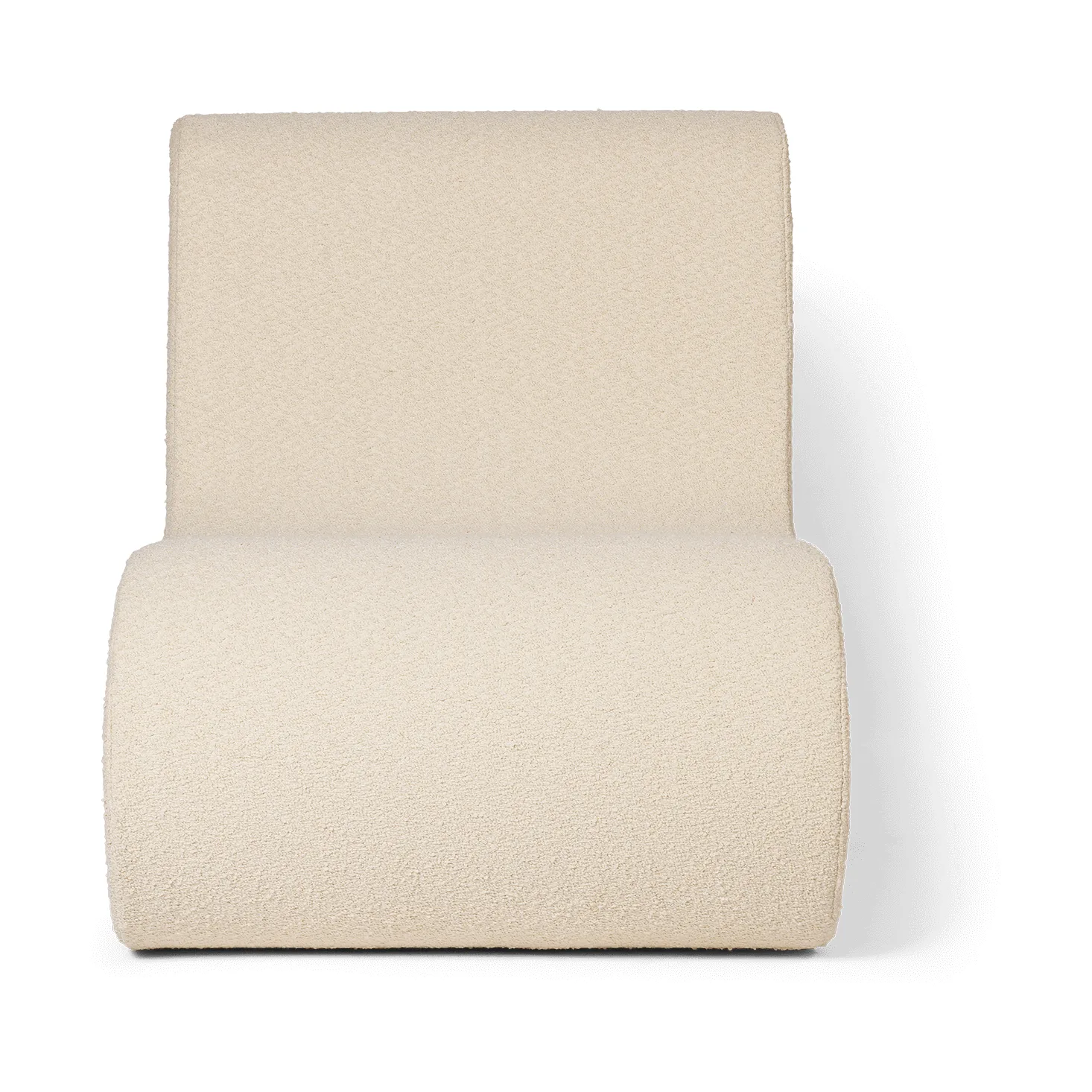 Sofa modułowa Rouli center module pure bouclé, Off-white Ferm Living