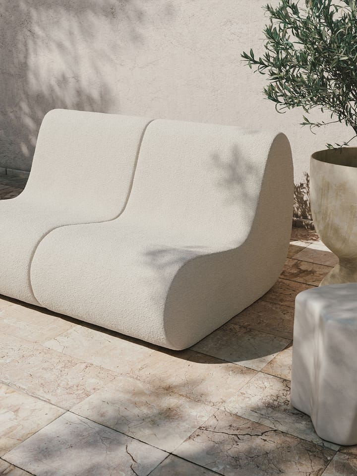 Sofa modułowa Rouli center module pure bouclé, Off-white Ferm Living