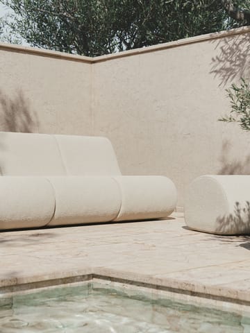 Sofa modułowa Rouli center module pure bouclé - Off-white - Ferm Living