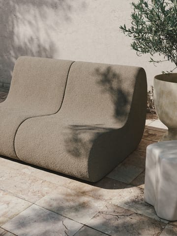 Sofa modułowa Rouli center module pure bouclé - Sand - Ferm Living