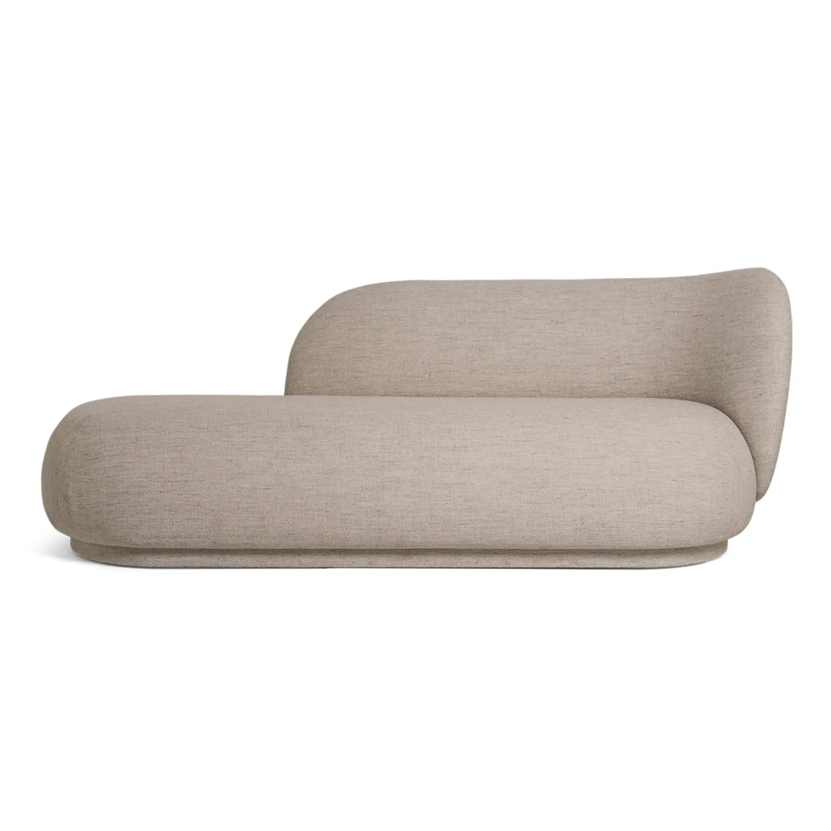 Sofa Rico divan bouclé prawa, Bouclé sand Ferm Living