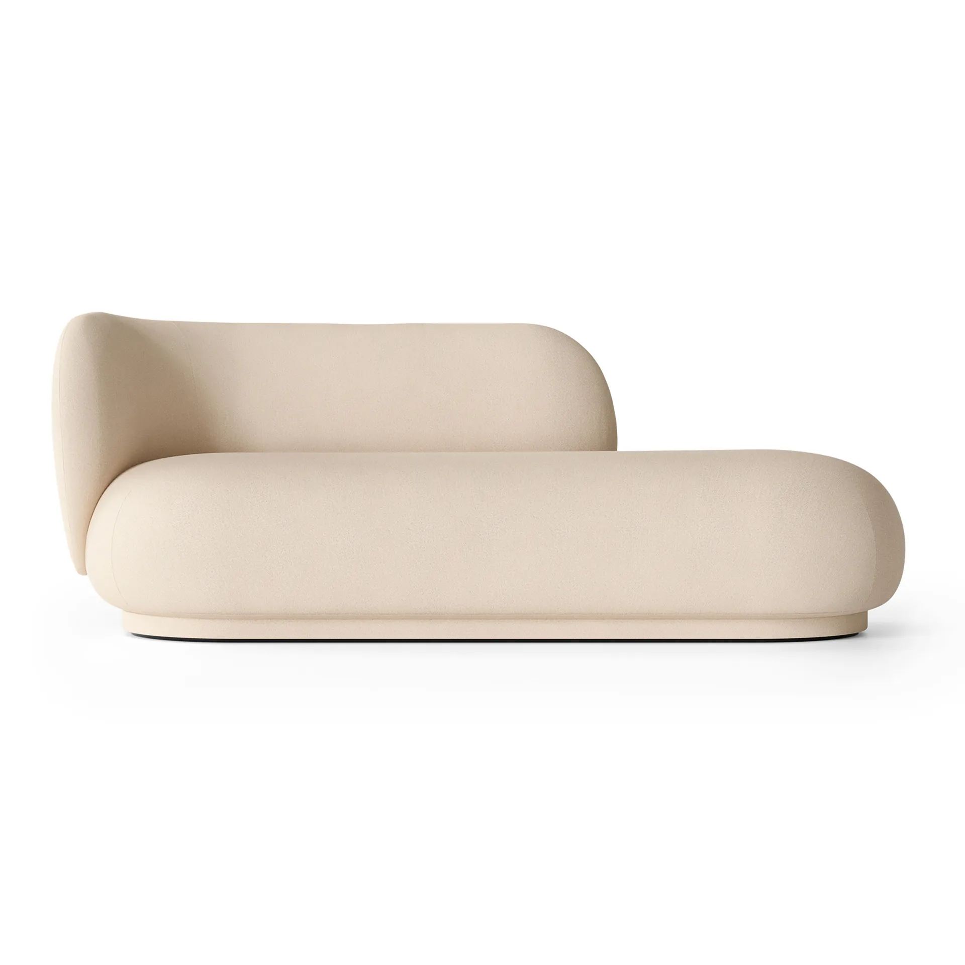 Sofa Rico divan lewa, Szczotkowana złamana biel Ferm Living