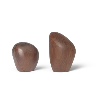 Solniczka i pieprzniczka Cairn - Dark brown - Ferm Living