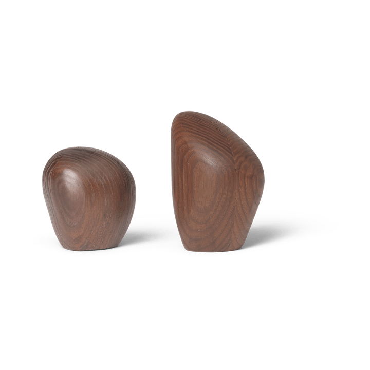 Solniczka i pieprzniczka Cairn - Dark brown - Ferm Living